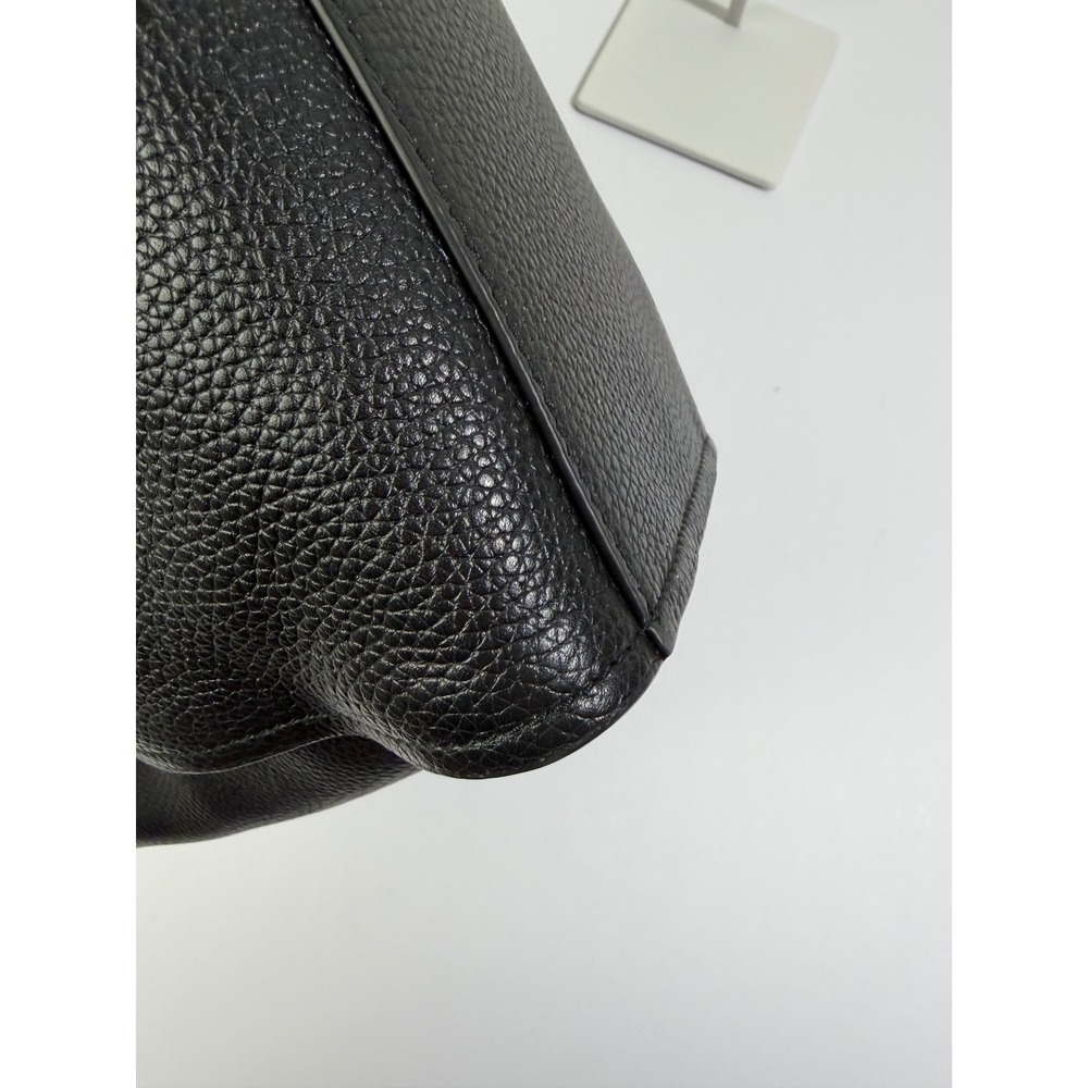 Tory Burch Britten Small Slouchy Tote Black Pebbled Leather Gold Chain Bag - Picture 12 of 16